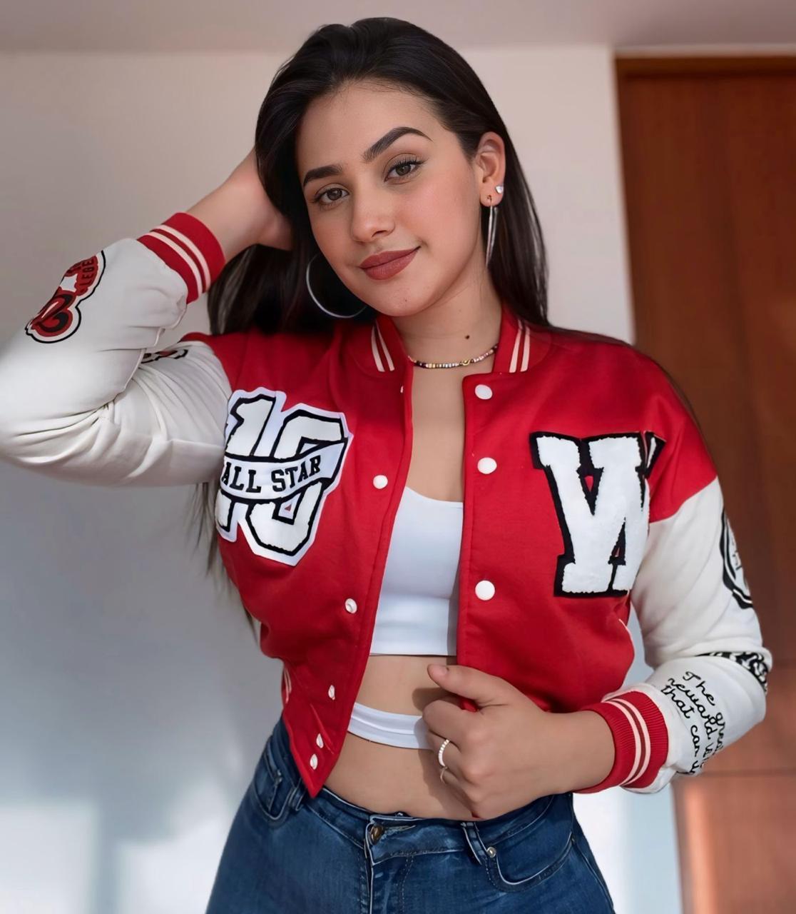 Chaqueta Beisbolera De Dama