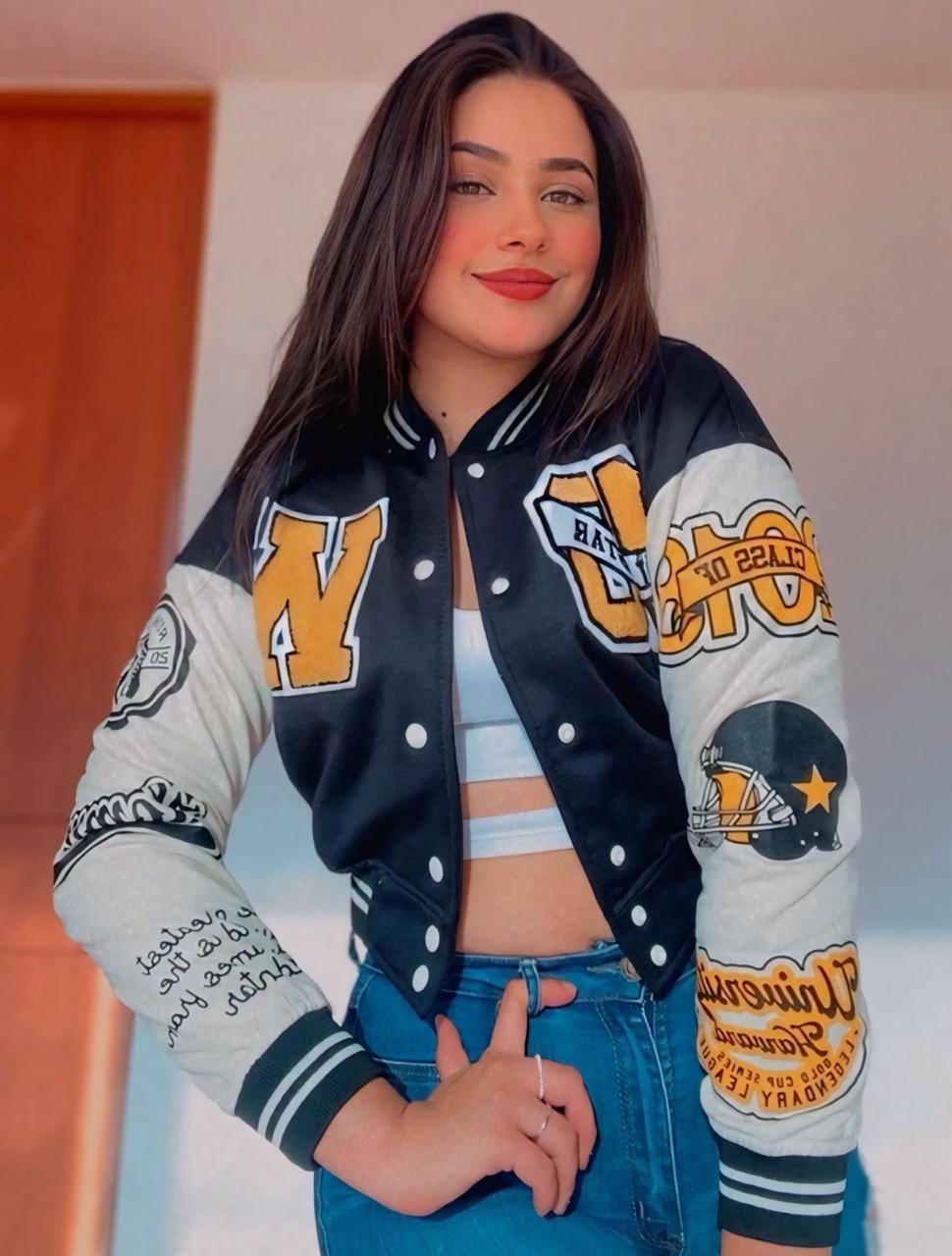 Chaqueta Beisbolera De Dama